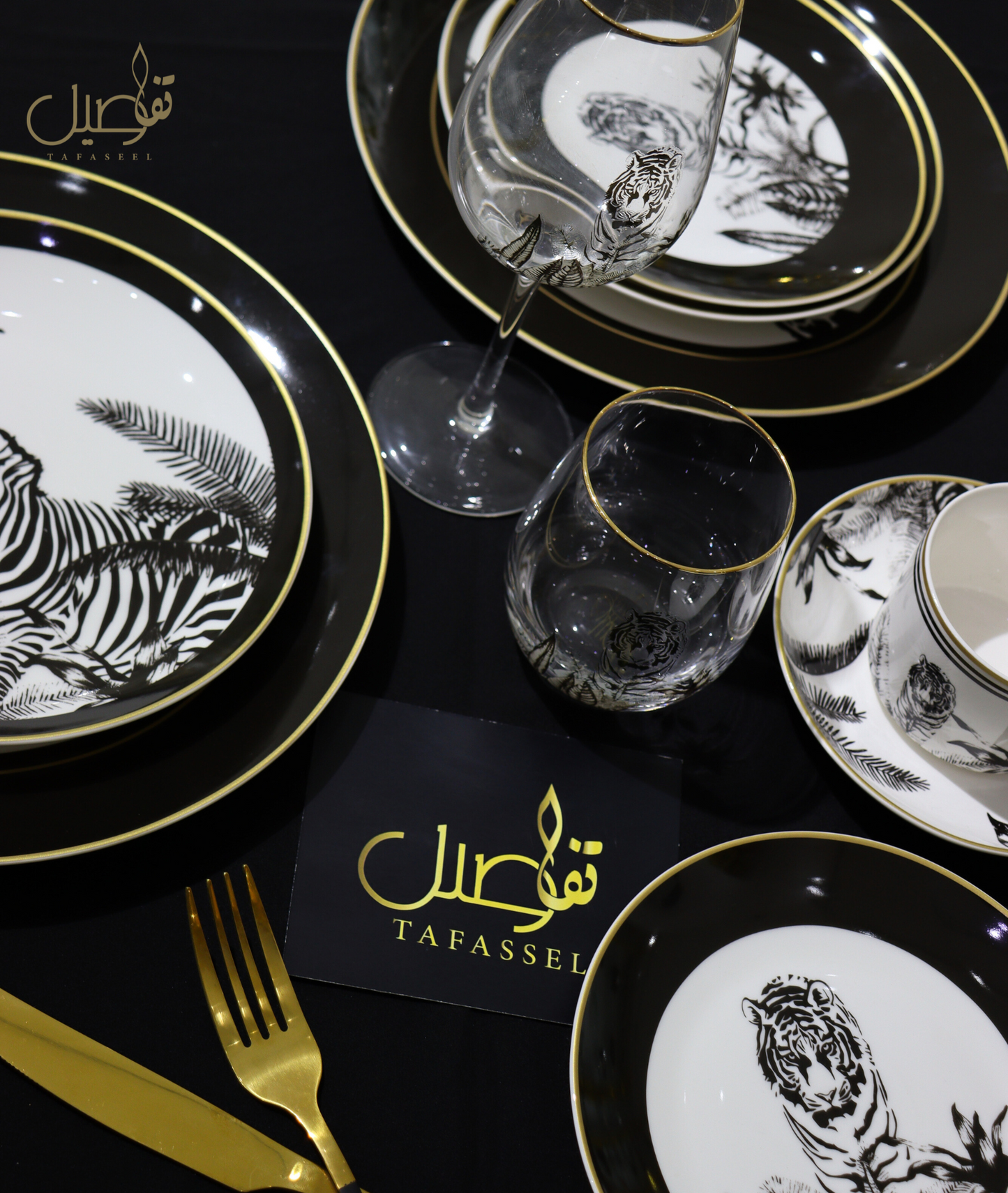 ✨ استمتع بجمال الطبيعة البرية مع سلسلة أطباق زيبرا الأفريقية! 🦓🌍