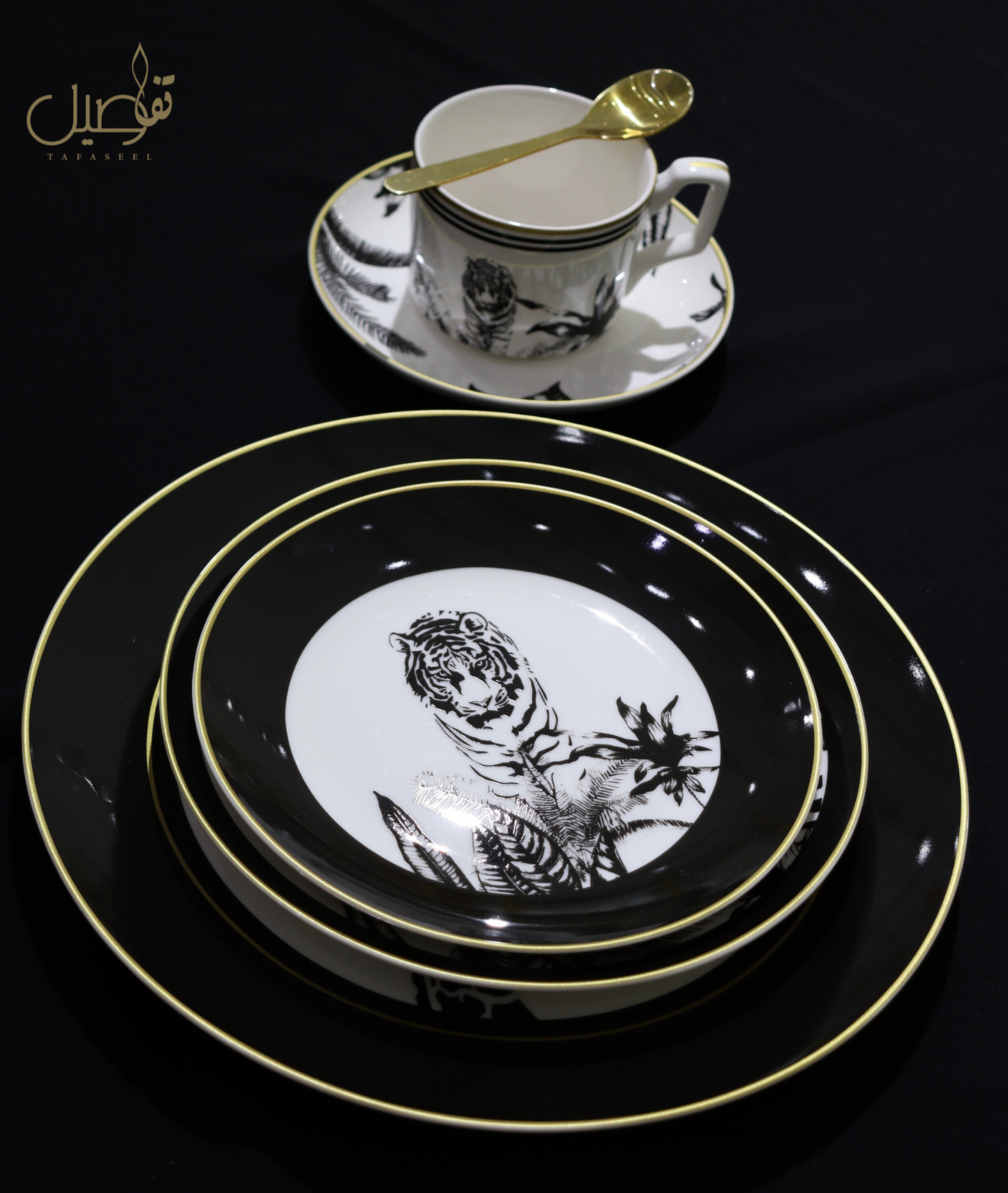 ✨ استمتع بجمال الطبيعة البرية مع سلسلة أطباق زيبرا الأفريقية! 🦓🌍