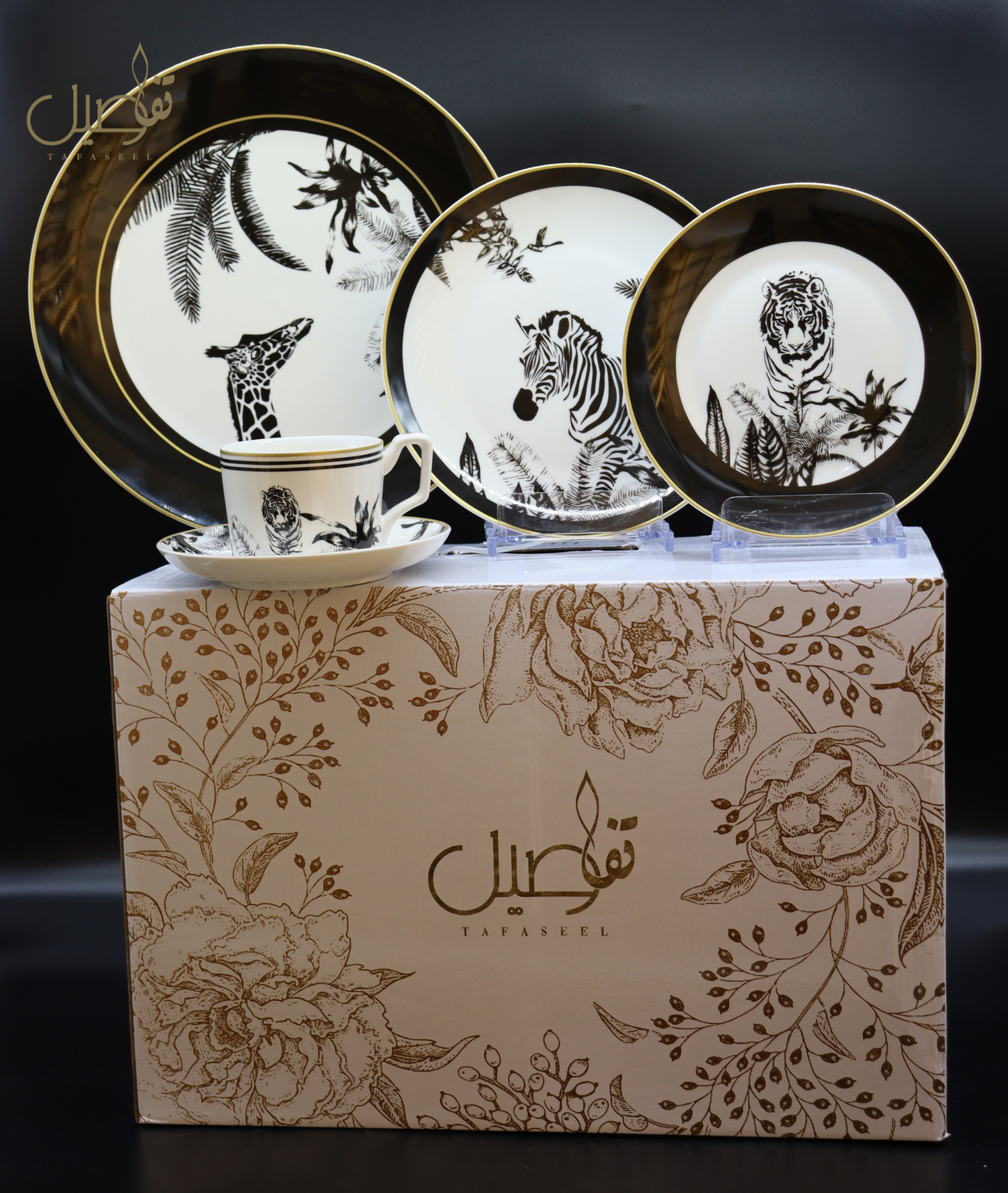 ✨ استمتع بجمال الطبيعة البرية مع سلسلة أطباق زيبرا الأفريقية! 🦓🌍