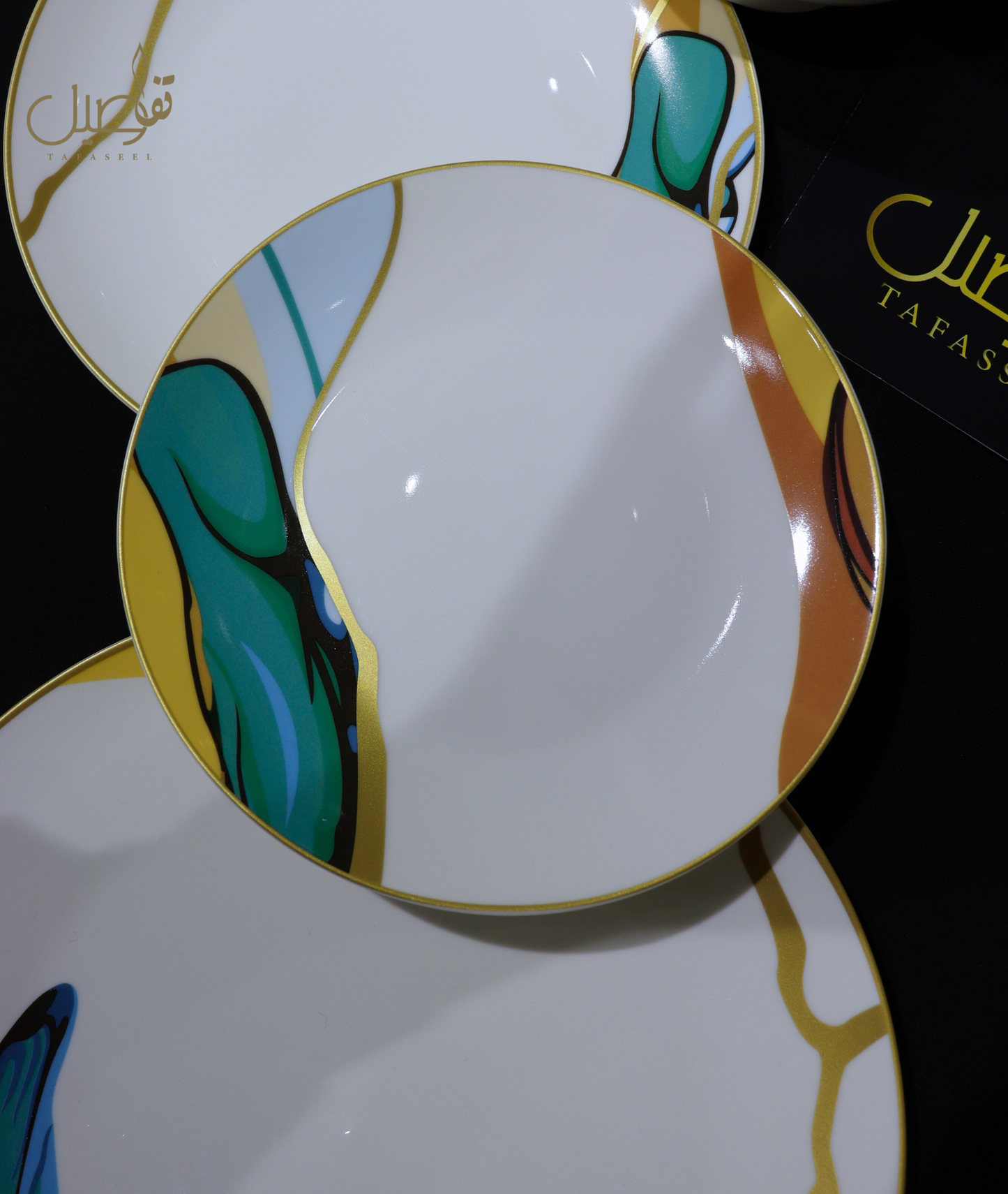 ✨ طقم بـ24 قطعة لخدمة 6 أشخاص – جمال وأناقة على مائدتك! ✨