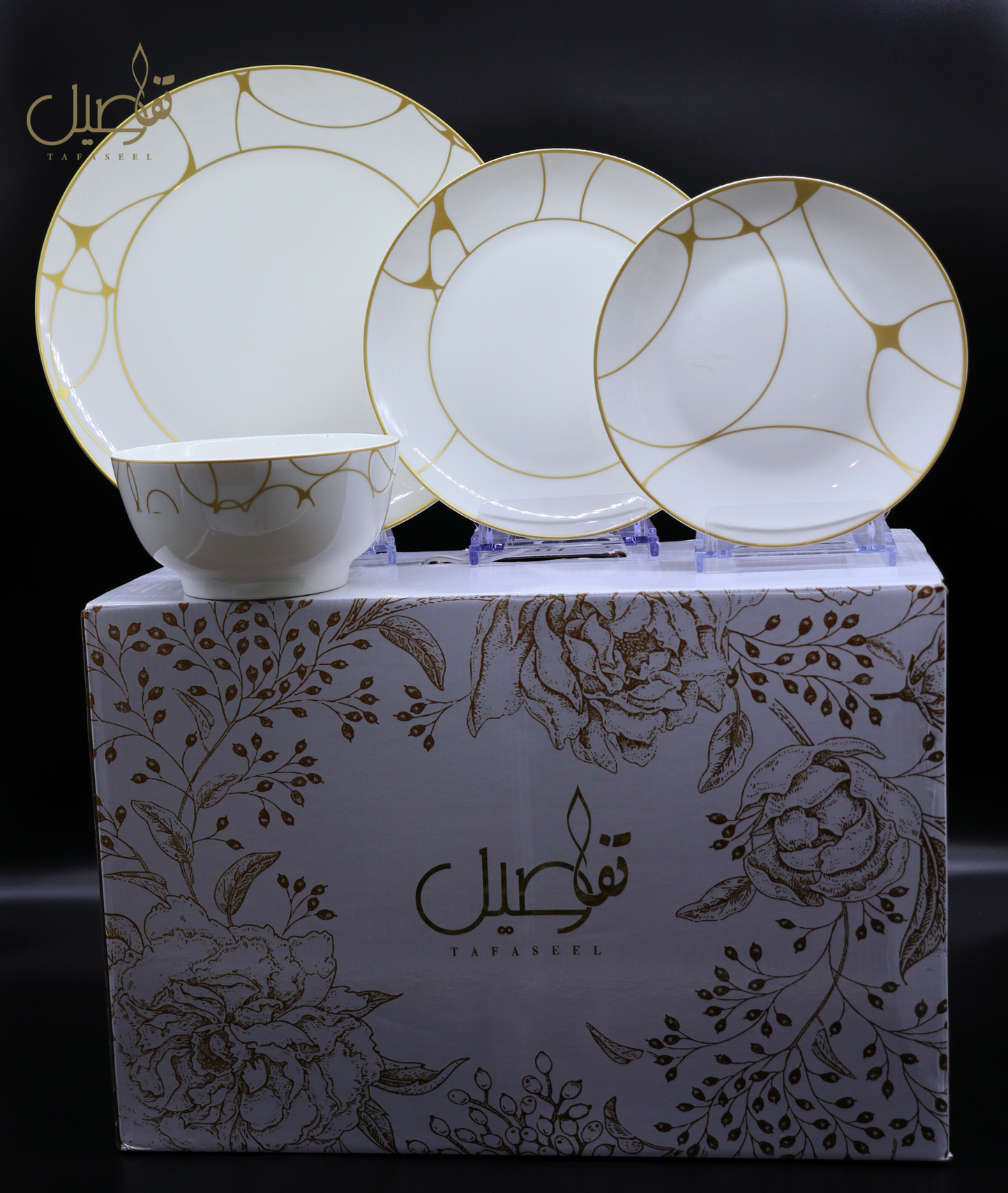 ✨ لأمسياتك الفاخرة ✨ طقم 24 قطعة لـ 6 أشخاص – اللمسة المثالية لكل مناسبة!