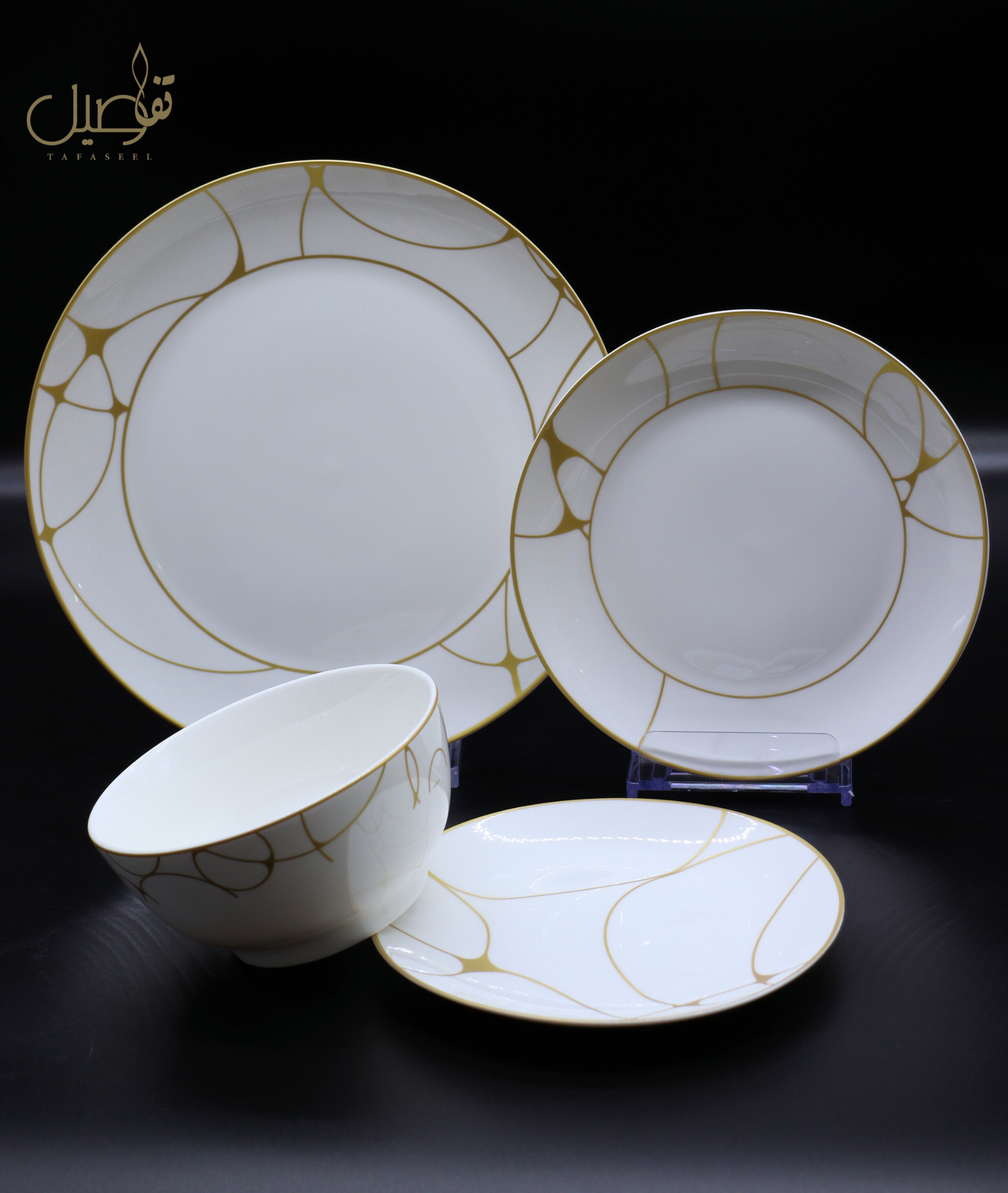 ✨ لأمسياتك الفاخرة ✨ طقم 24 قطعة لـ 6 أشخاص – اللمسة المثالية لكل مناسبة!