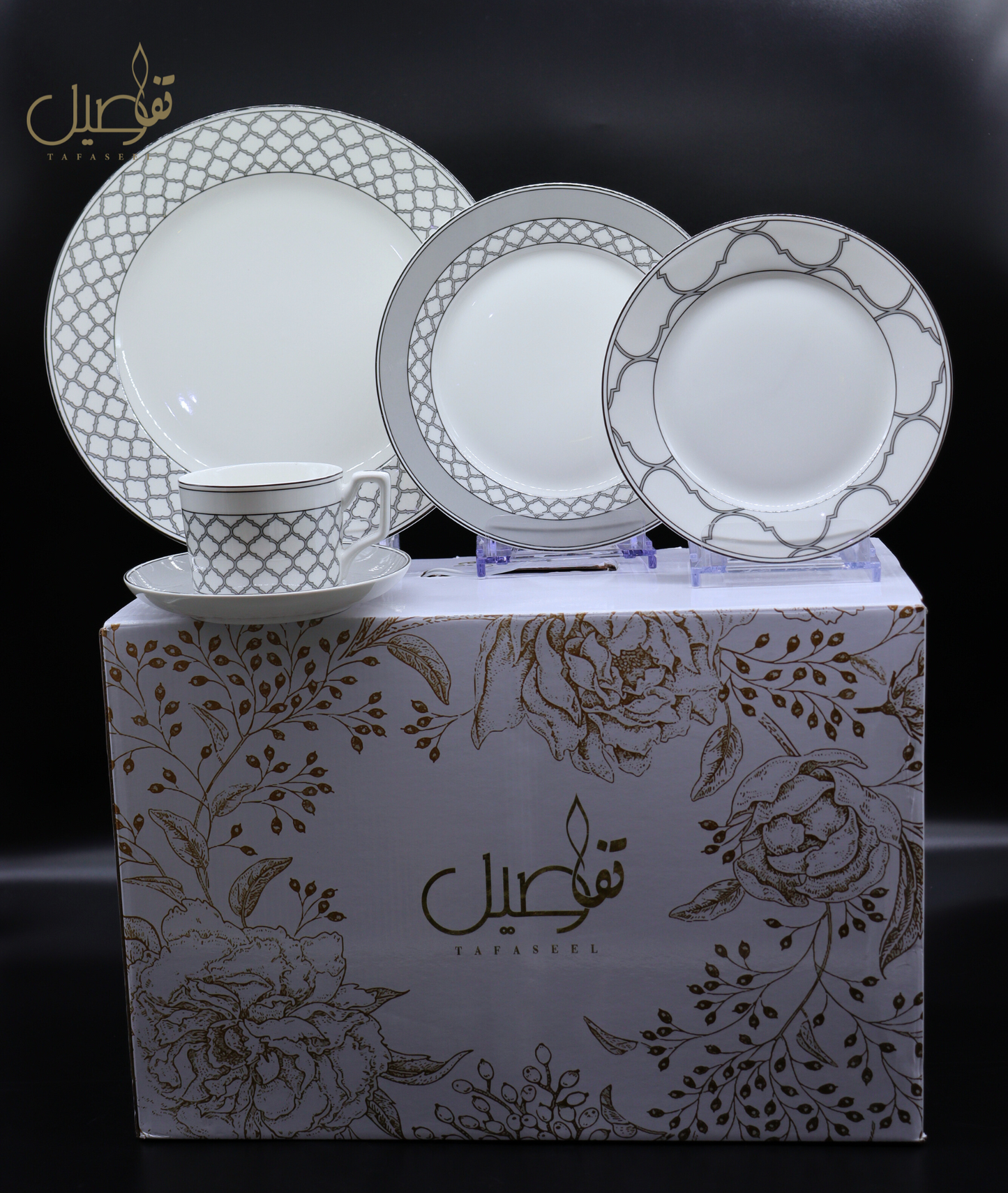 "طقم فاخر لـ6 أشخاص - 30 قطعة من الأناقة لمائدتك!"