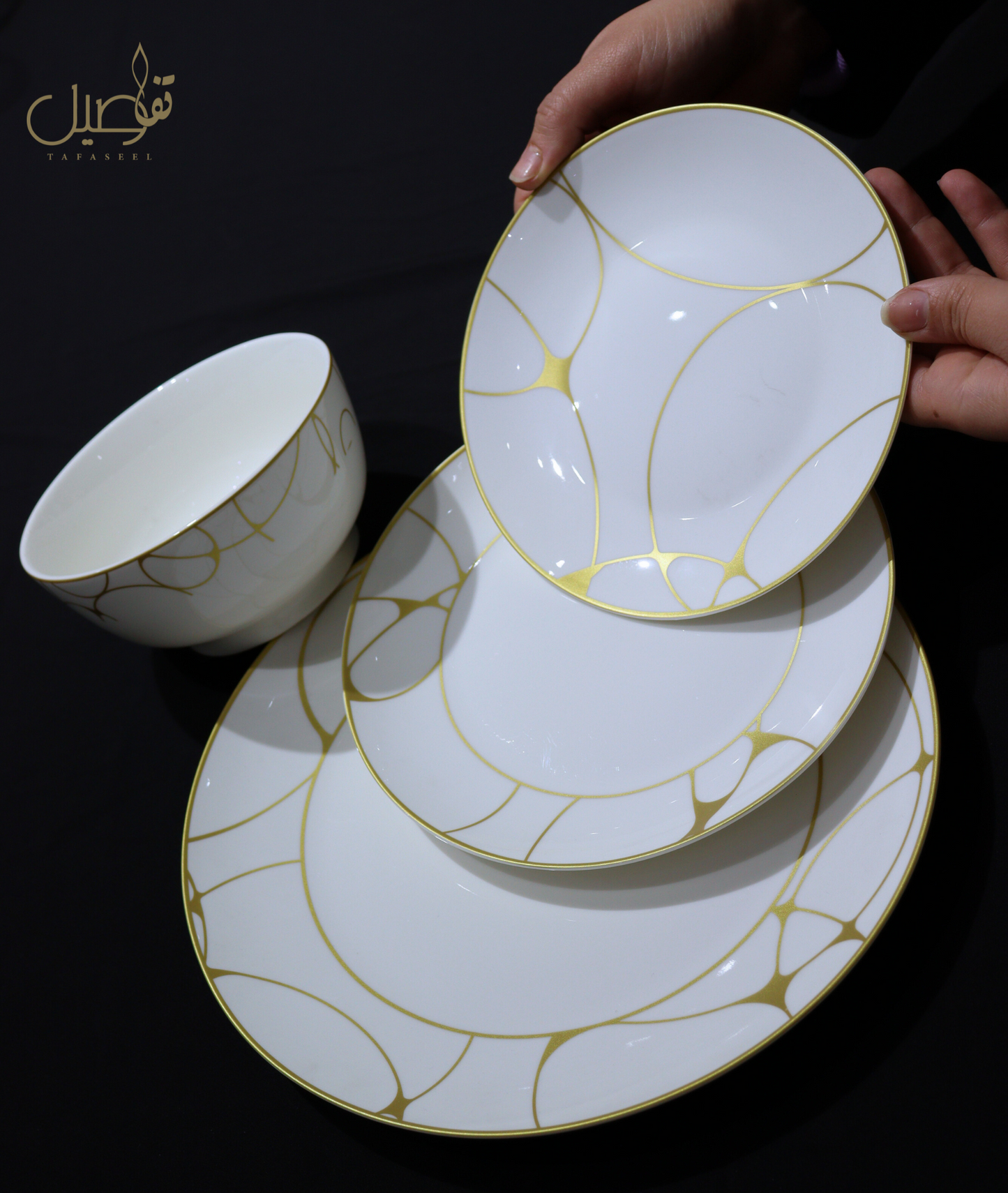 ✨ لأمسياتك الفاخرة ✨ طقم 24 قطعة لـ 6 أشخاص – اللمسة المثالية لكل مناسبة!