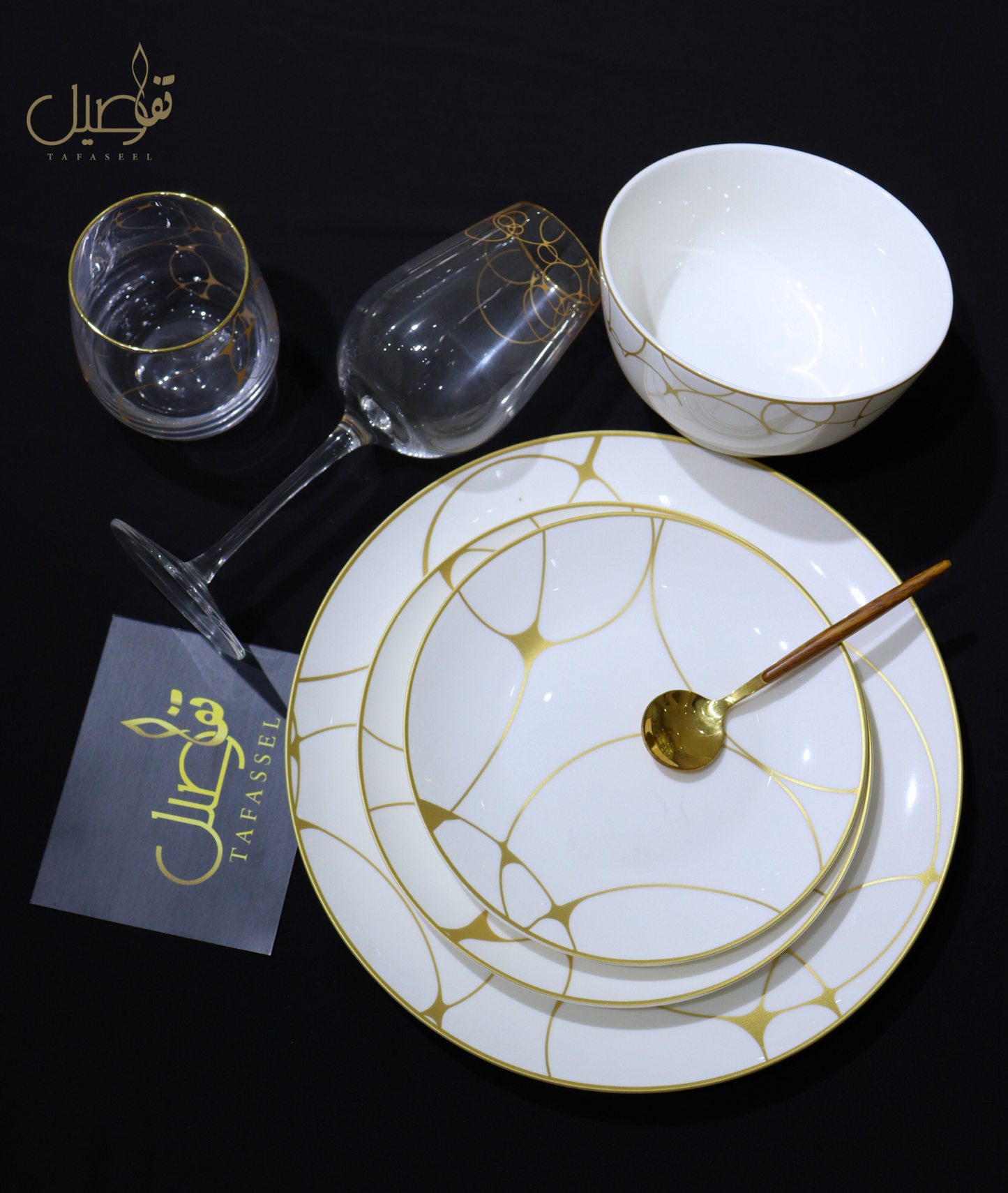 ✨ لأمسياتك الفاخرة ✨ طقم 24 قطعة لـ 6 أشخاص – اللمسة المثالية لكل مناسبة!