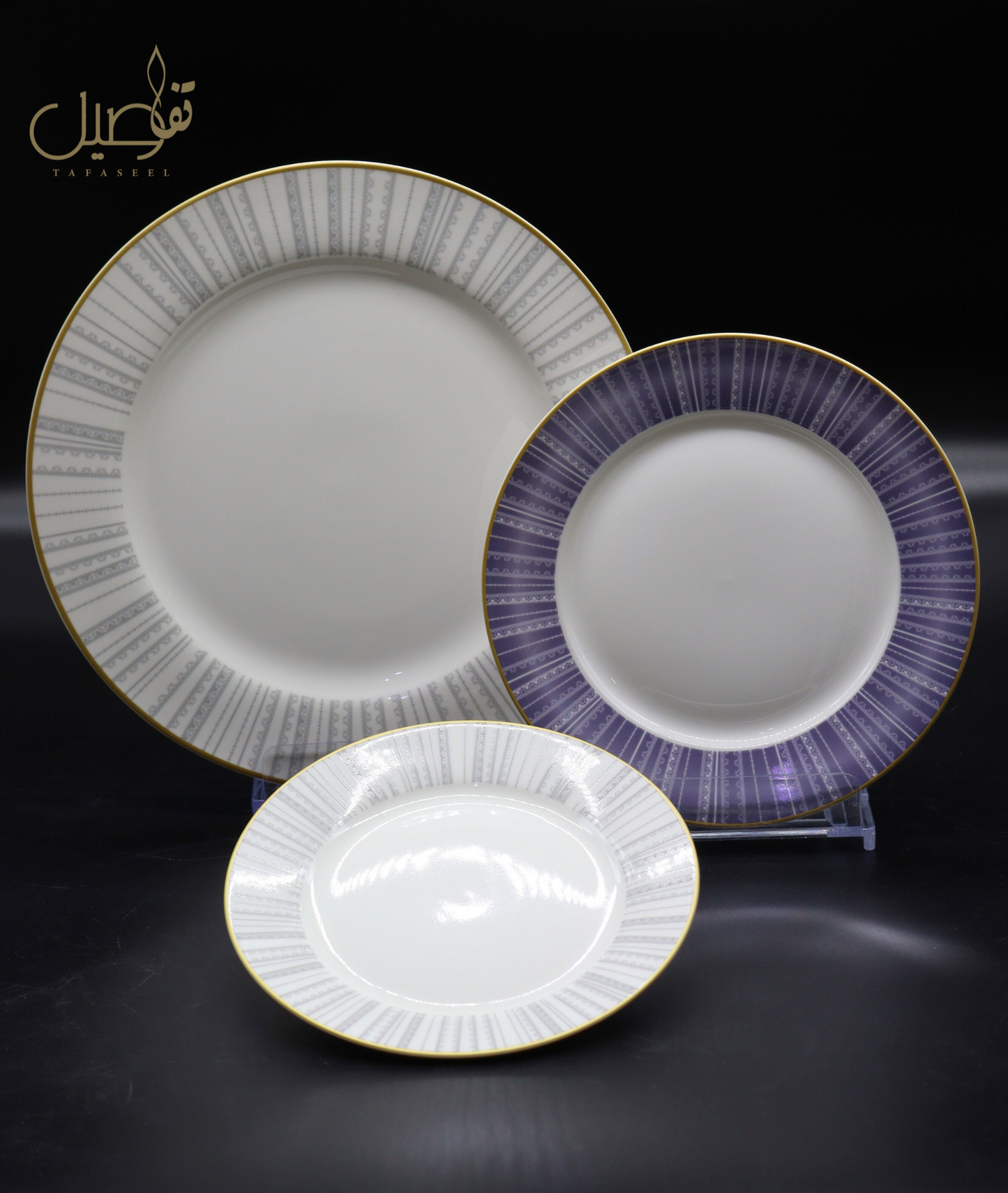 طقم فاخر من 30 قطعة لـ 6 أشخاص – أناقة مائدة لا تُقاوم! ✨