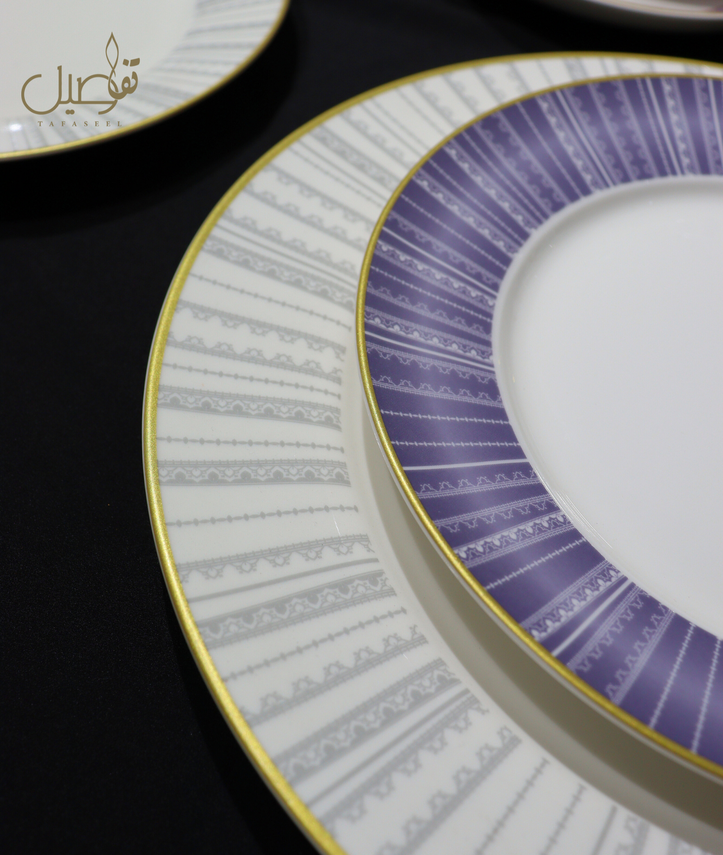 طقم فاخر من 30 قطعة لـ 6 أشخاص – أناقة مائدة لا تُقاوم! ✨