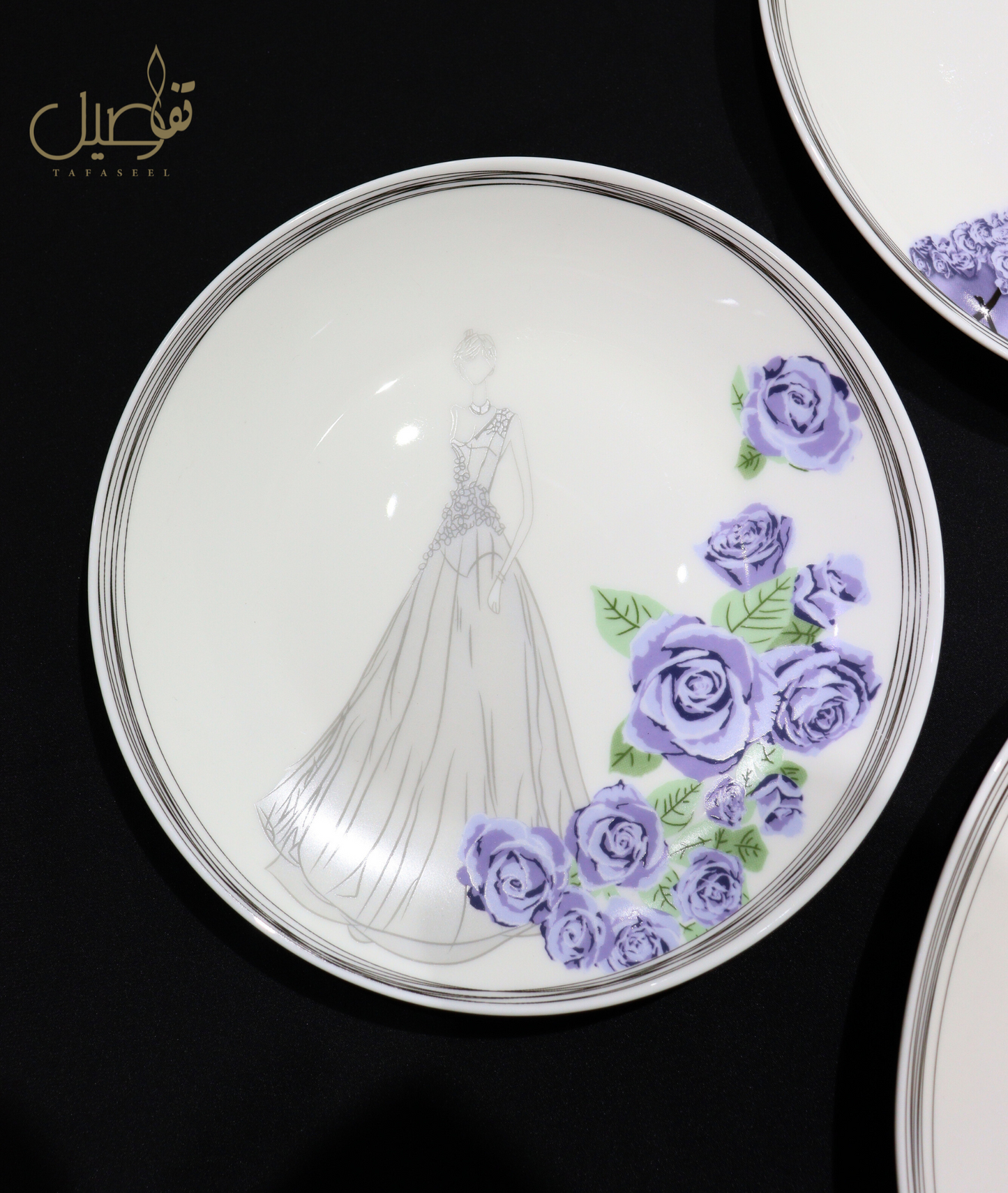 ✨ طقم مائدة فاخر بـ30 قطعة لـ6 أشخاص - جمال وأناقة على طاولتك! ✨