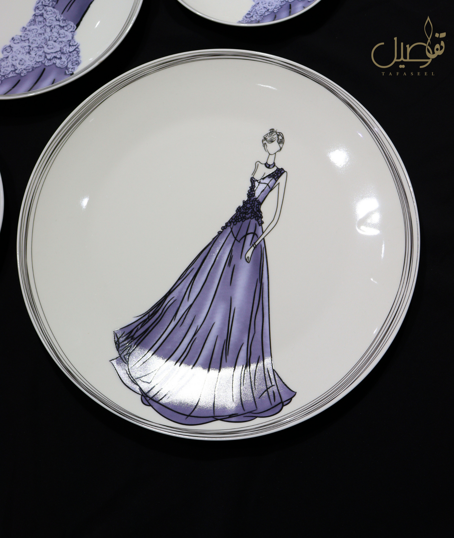 ✨ طقم مائدة فاخر بـ30 قطعة لـ6 أشخاص - جمال وأناقة على طاولتك! ✨