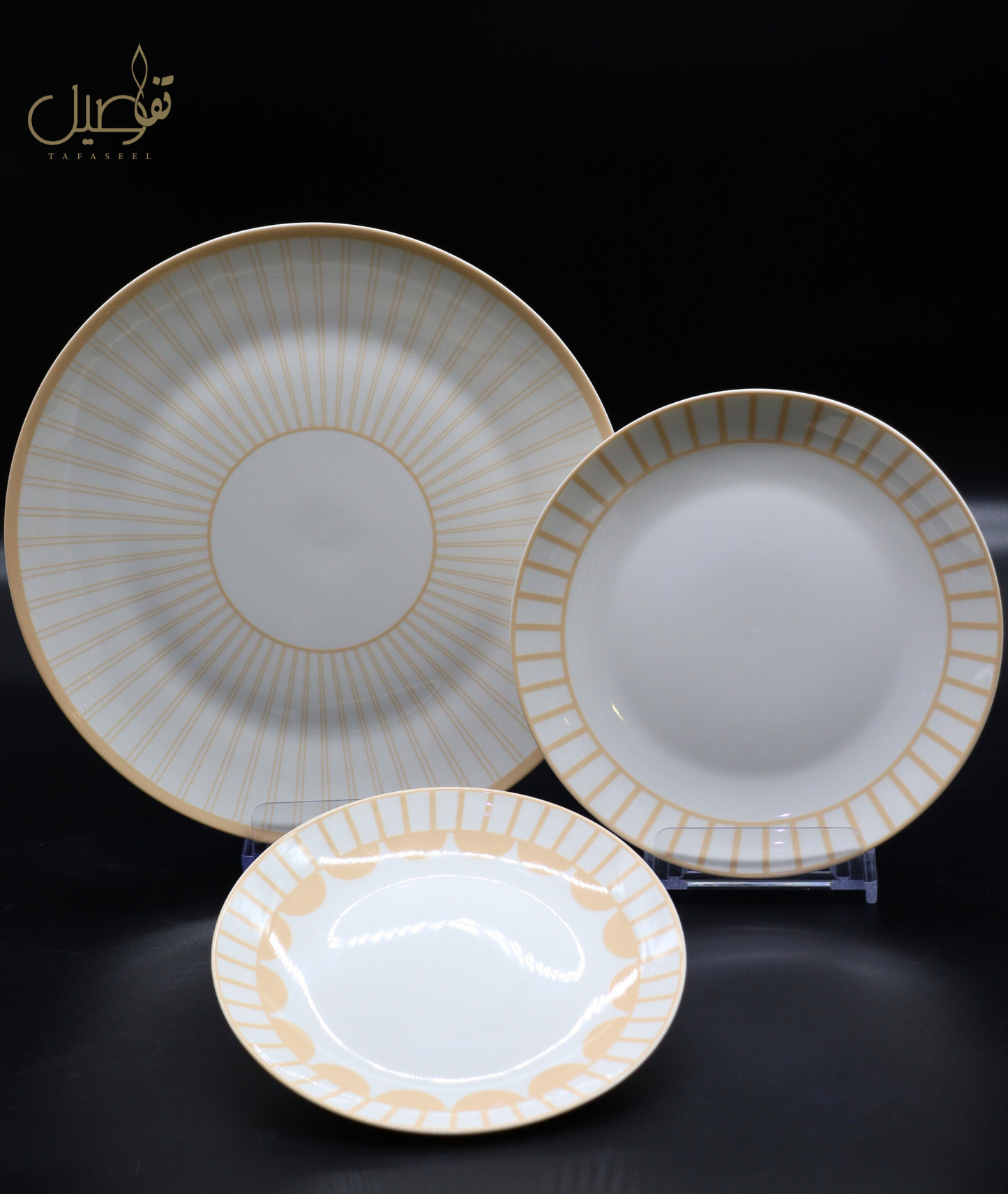 🎉✨ طقم صحون وفناجين فاخر لـ 6 أشخاص ✨🎉